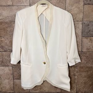 Helmut Lang Silk Trim Blazer sz 6